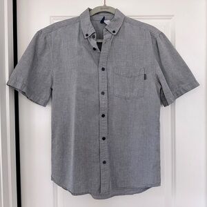 Men’s Small H&M Divided Button Down Collar Shirt Blue Denim/Chambray